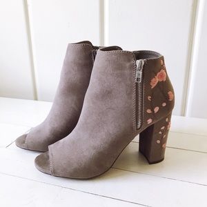 Candies Spring Peep Toe Bootie